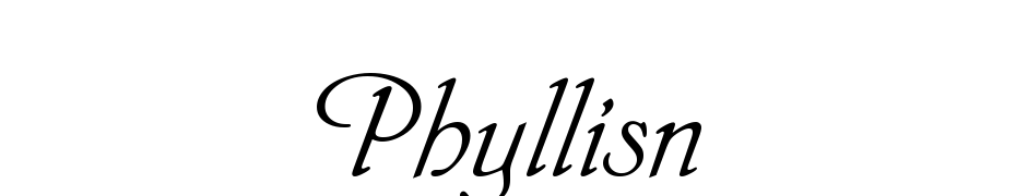 Phyllis D cкачати шрифт безкоштовно